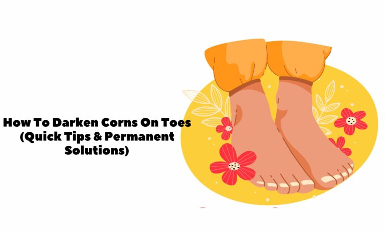 How To Darken Corns On Toes (Quick Tips & Permanent Solutions)(Learn more)
